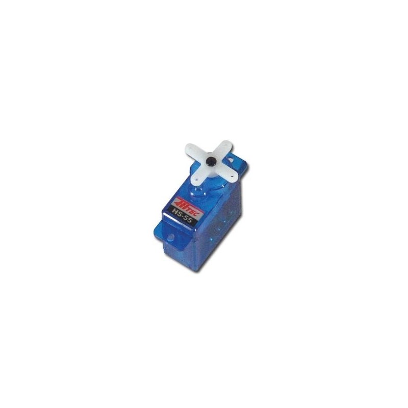 Servos - Hitec HS-55 micro servo (8g, 1.3kg.cm, 0.14s/60°) - FLASH RC
