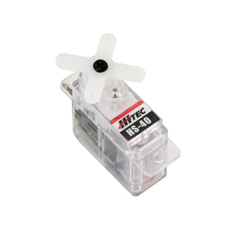 Servo nano Hitec HS-40 (4.8g, 0.75kg.cm, 0.10s/60°) - FLASH RC