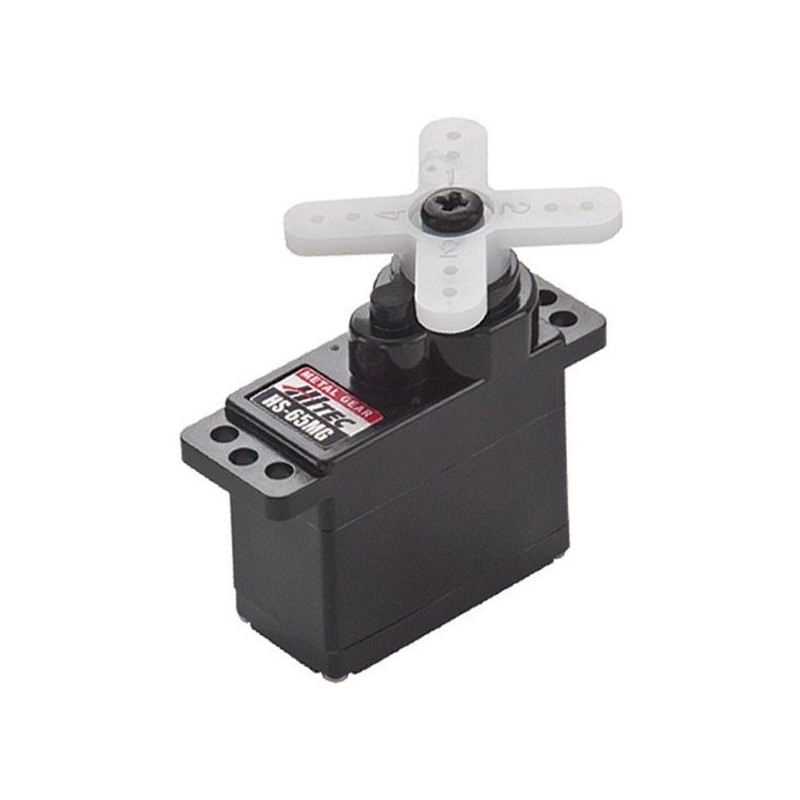 Servos - Mikro-Servo Hitec HS-65MG+ (12g, 2.2kg.cm, 0.10s/60°) - FLASH RC