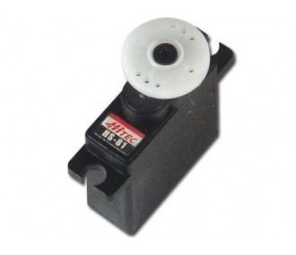 Servos - Hitec HS-81 mini servo (16g, 3kg.cm, 0.09s/60°) - FLASH RC