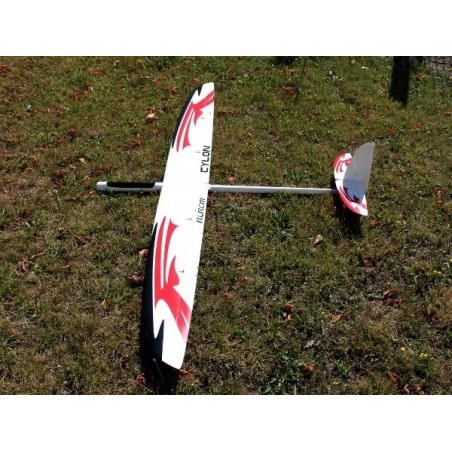 RC Motorgliders - E-Cylon Full carbon 2.00m white/red & black RCRCM - FLASH RC