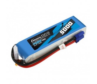 Batteries de propulsion avions RC - Batterie Gens ace lipo 4S 14.8V 5000mAh 45C EC5 - FLASH RC 2