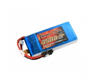 Batteries de réception - Batterie réception LiPo Gensace 3500mAh 7.4V 2S1P - FLASH RC