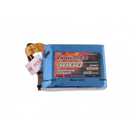Transmitter batteries - Tx Gensace lipo 2S 7.4V 2S1P 3800mAh battery - FLASH RC