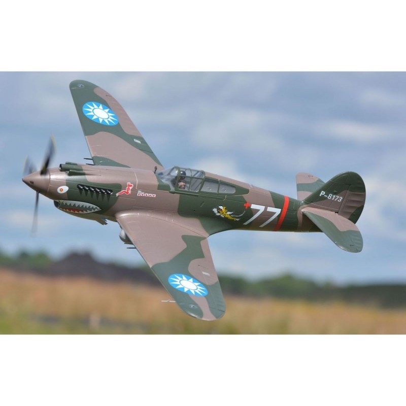 Avion FMS P-40B Flying Tiger PNP env.0.98m - FLASH RC
