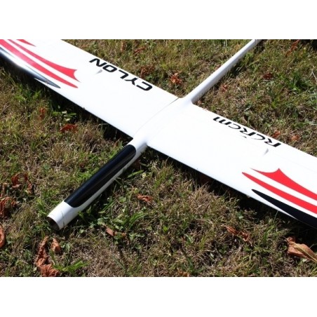 Motoveleros RC - E-Cylon Full carbono 2.00m blanco/rojo y negro RCRCM - FLASH RC