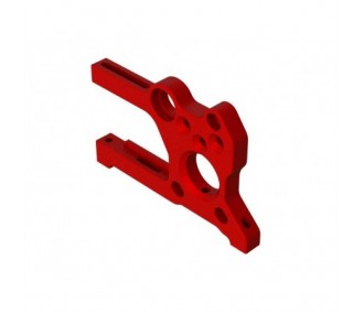 Piezas coche RC - ARRMA Soporte motor aluminio (Rojo) - FLASH RC