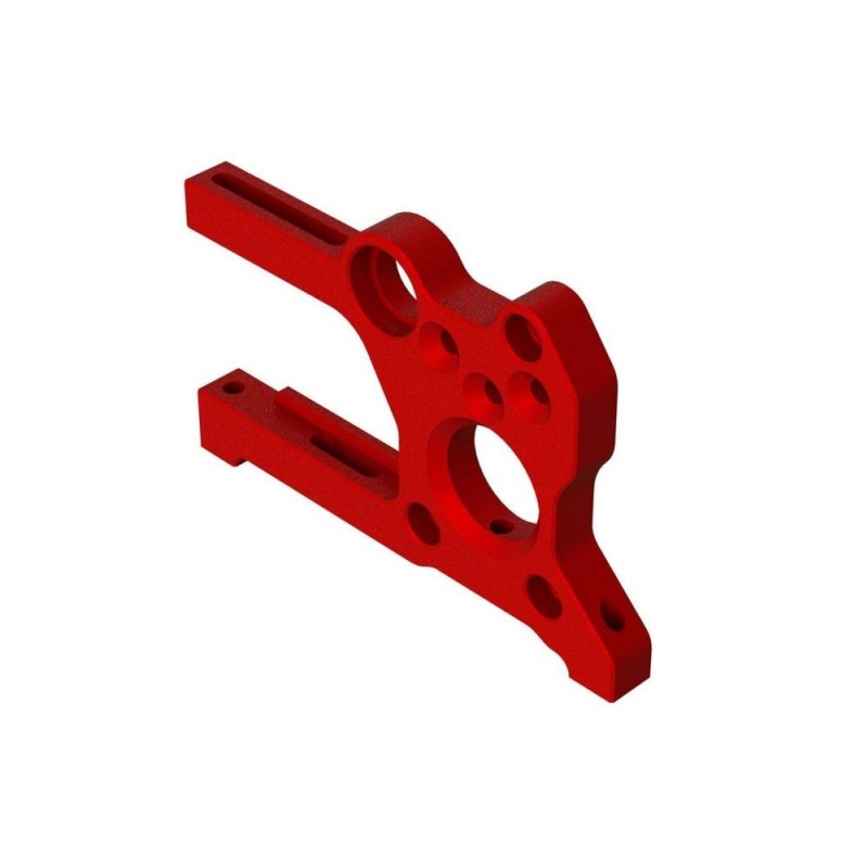 Parti di ricambio per auto RC - Supporto motore in alluminio ARRMA (rosso) - FLASH RC