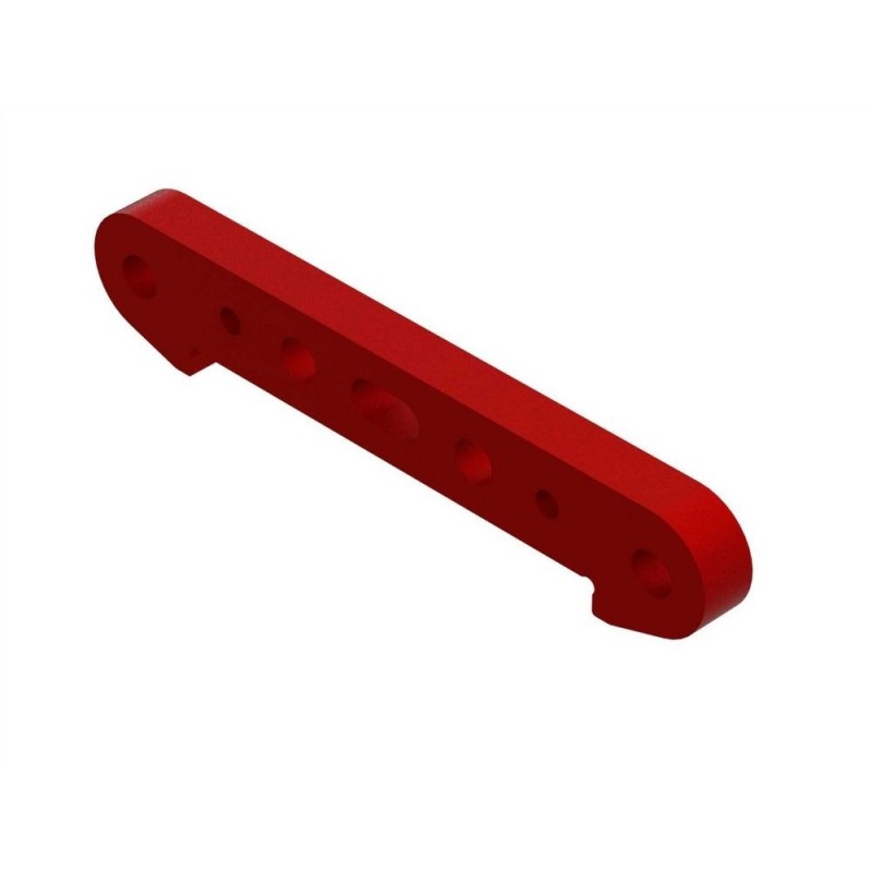 ARRMA Aluminum Rear Suspension Mount (Red) - FLASH RC