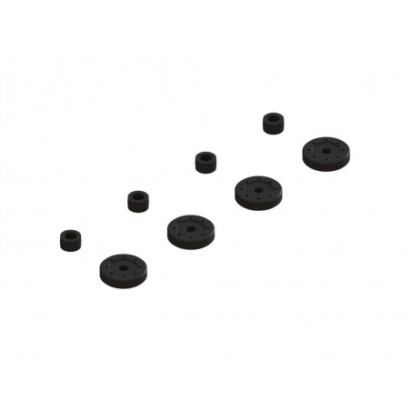 Ersatzteile RC-Cars - ARRMA Shock Pistons & Cartridge Spacers (4 Shocks) - FLASH RC