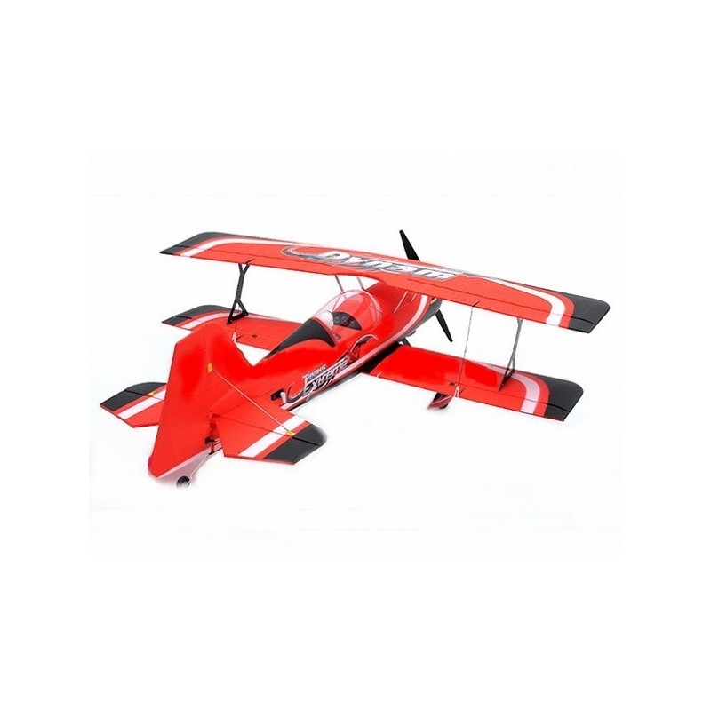 Avion Dynam Pitts model 12 Rouge PNP env. 1.07m - FLASH RC