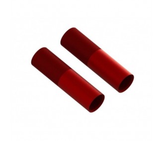 RC Car Parts - ARRMA Amortiguador de Aluminio 24x88mm (Rojo) (2) - FLASH RC