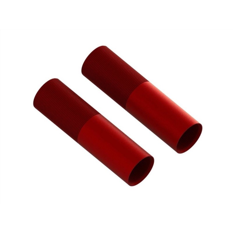 RC Car Parts - ARRMA Amortiguador de Aluminio 24x88mm (Rojo) (2) - FLASH RC
