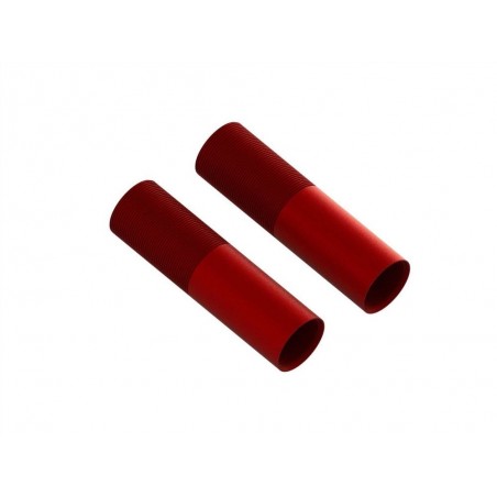 RC Car Parts - ARRMA Amortiguador de Aluminio 24x83mm (Rojo) (2) - FLASH RC