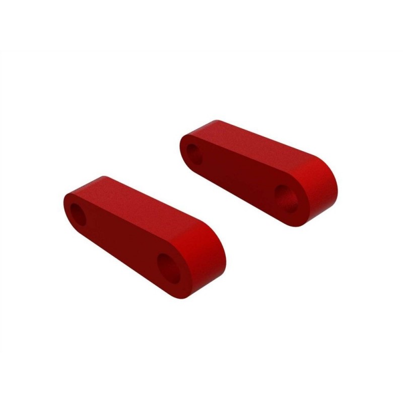 Ricambi per auto RC - ARRMA Aluminum Fr Suspension Mounts (Red) (2) - FLASH RC