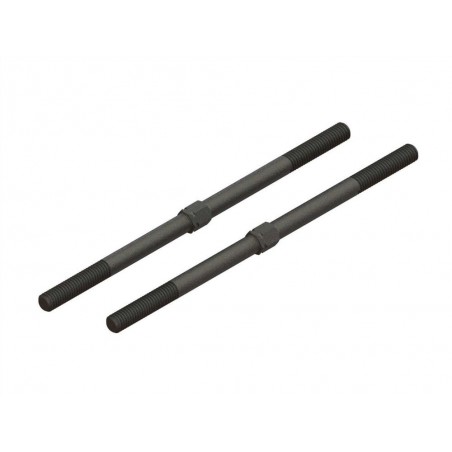 Ricambi per auto RC - ARRMA Tenditore in acciaio M6x130mm (nero) (2) - FLASH RC