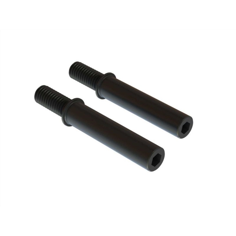 Ricambi per auto RC - ARRMA Palo di sterzo in acciaio 6x40mm (nero) (2) - FLASH RC
