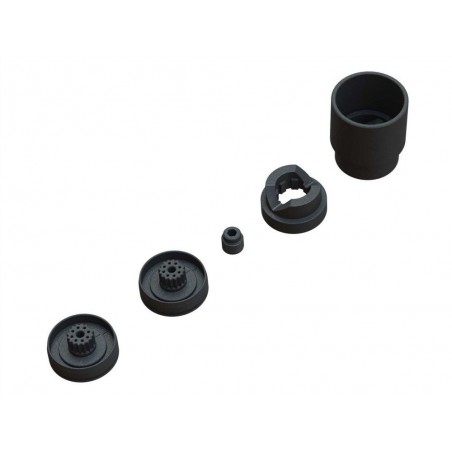 Ricambi per auto RC - Set di parti in plastica ARRMA Servo Saver - FLASH RC