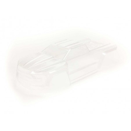 Piezas coche RC - ARRMA Kraton 8S Clear Bodyshell (Inc. Decals) - FLASH RC
