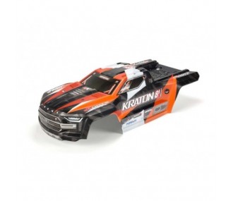 Spare parts for RC cars - ARRMA Kraton 8S Body Orange - FLASH RC