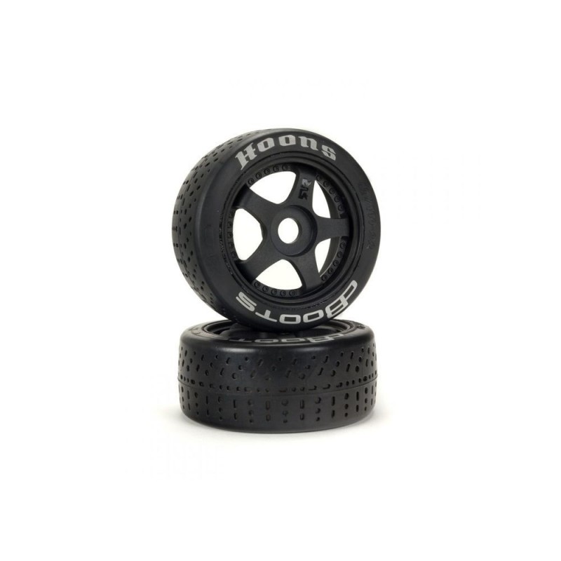 Ersatzteile RC-Cars - ARRMA dBoots Hoons 42/100mm Silver Belted Tires with 2.9' 5-Spoke Wheels (2) - FLASH RC
