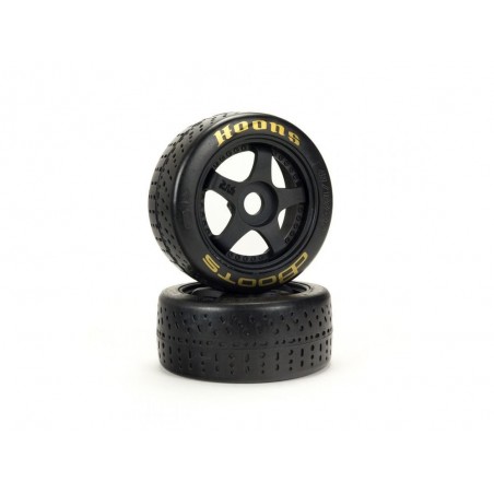 RC Car Parts - ARRMA dBoots Hoons 42/100mm Neumáticos con cinturón de oro con 2.9 '5-Ruedas de radios (2) - FLASH RC