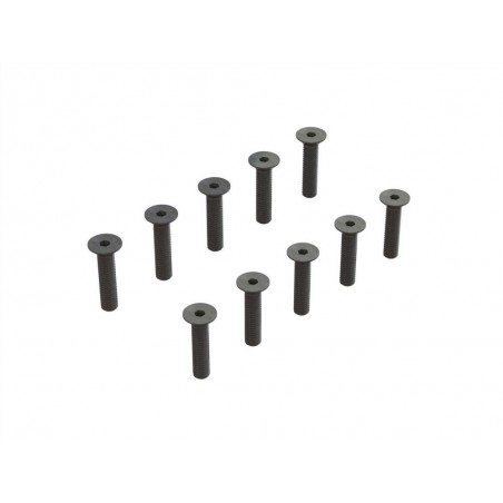 Piezas de repuesto para coches RC - ARRMA Tornillo de cabeza plana hexagonal M3.5x16mm (10) - FLASH RC