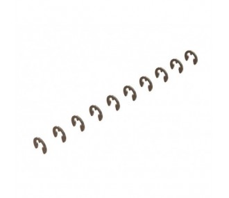 Ricambi per auto RC - ARRMA E Clip Din 6799 - 3,2mm (10) - FLASH RC