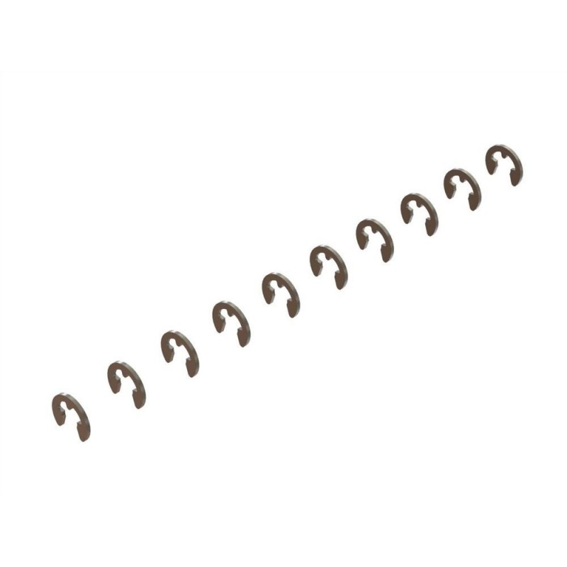Ricambi per auto RC - ARRMA E Clip Din 6799 - 3,2mm (10) - FLASH RC