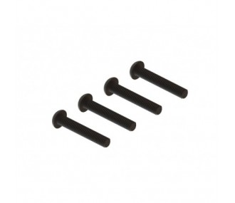 Piezas de repuesto para coches RC - ARRMA Tornillo cabeza de botón M4x24mm (4) - FLASH RC