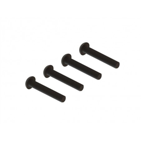 Ersatzteile RC-Cars - ARRMA Button Head Screw M4x24mm (4) - FLASH RC