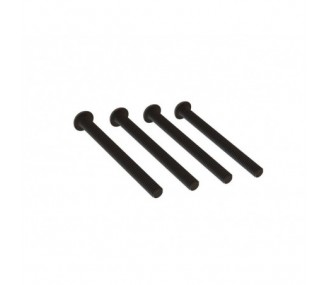 Piezas de repuesto para coches RC - ARRMA Tornillo cabeza de botón M4x43mm (4) - FLASH RC