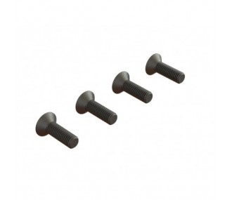 Ricambi per auto RC - ARRMA Vite a testa piatta esagonale M5x16mm (4) - FLASH RC
