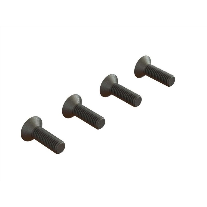 Piezas de repuesto para coches RC - ARRMA Tornillo de cabeza plana hexagonal M5x16mm (4) - FLASH RC