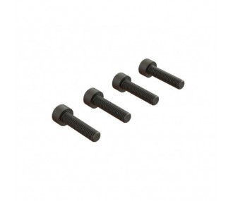 Piezas de repuesto para coches RC - ARRMA Tornillo de cabeza cilíndrica M4x12mm (4) - FLASH RC