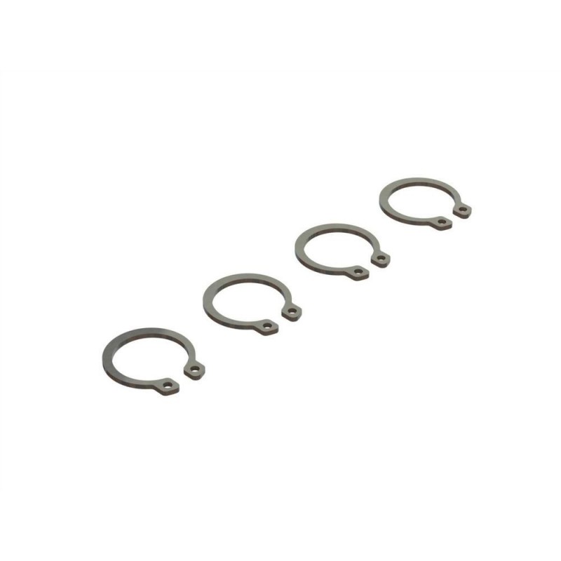 Ricambi per auto RC - ARRMA C Clip 15mm (4) - FLASH RC