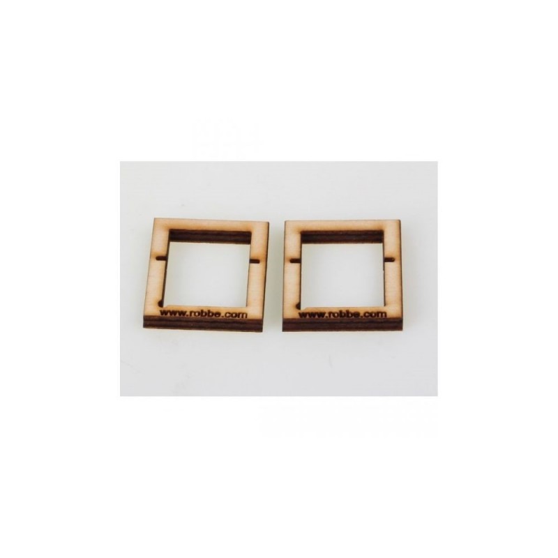 Supporti per servi di precisione - Supporti (1 coppia) Robbe FS 177 BB MG - FLASH RC