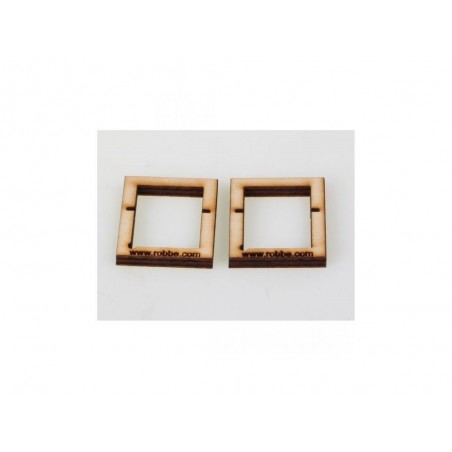 Soportes de servo de precisión - Soportes (1 par) Robbe FS 177 BB MG - FLASH RC