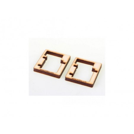 Supporti di precisione per servi - Supporti (1 coppia) Robbe FS 155/180 BB MG - FLASH RC