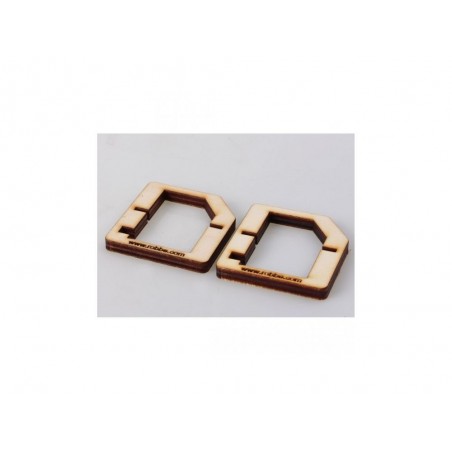 Precision servo mounts - Mounts (1 pair) Robbe FS 277 BB MG - FLASH RC