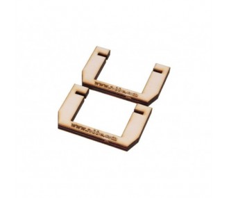 Supports (1 paire) Servo CTP Robbe FS 510 BB MG - FLASH RC