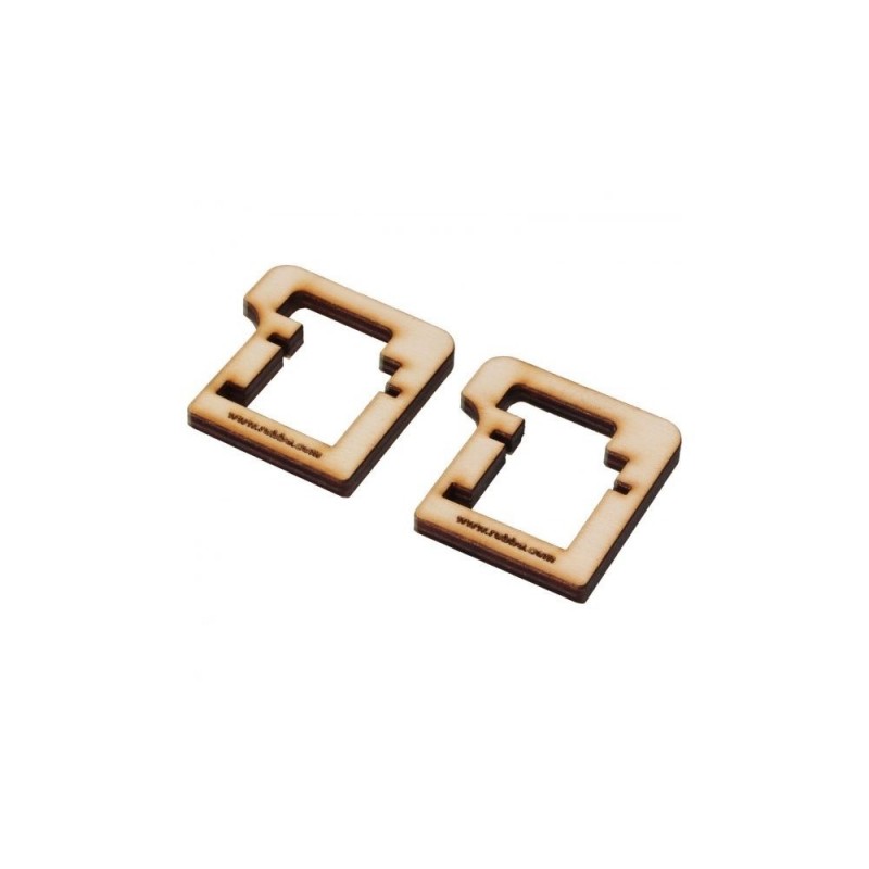 Precision servo mounts - Mounts (1 pair) Robbe FS 282 BB MG - FLASH RC