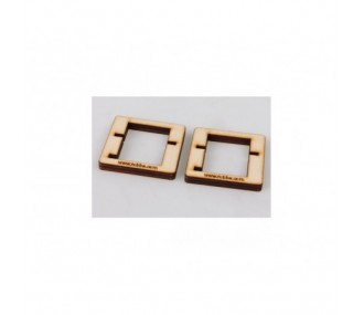 Precision servo mounts - Mounts (1 pair) Robbe FS 288 BB MG (HV) - FLASH RC