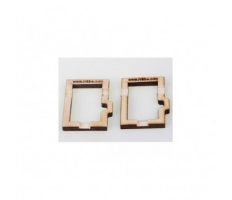 Supporti di precisione per servi - Supporti (1 coppia) Robbe FS 122 BB MG (HV) - FLASH RC
