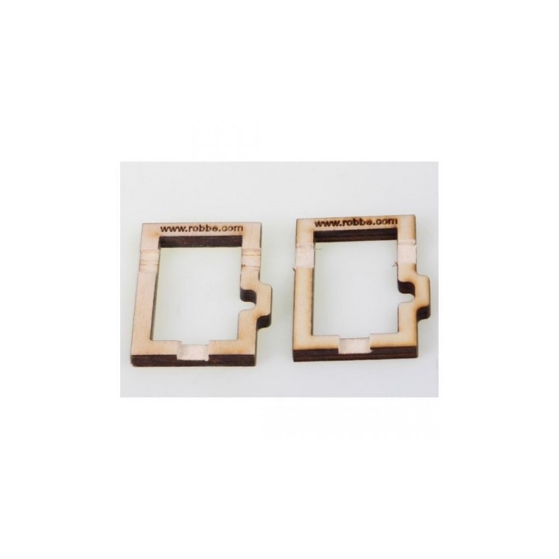 Soportes de servo de precisión - Soportes (1 par) Robbe FS 122 BB MG (HV) - FLASH RC