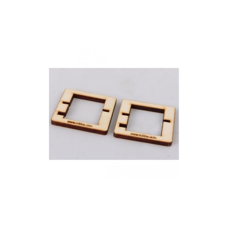 Supporti di precisione per servi - Supporti (1 coppia) Robbe FS 335 BB MG (HV) - FLASH RC