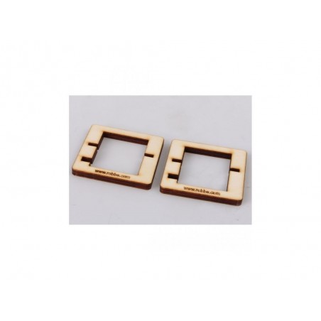 Supporti di precisione per servi - Supporti (1 coppia) Robbe FS 335 BB MG (HV) - FLASH RC