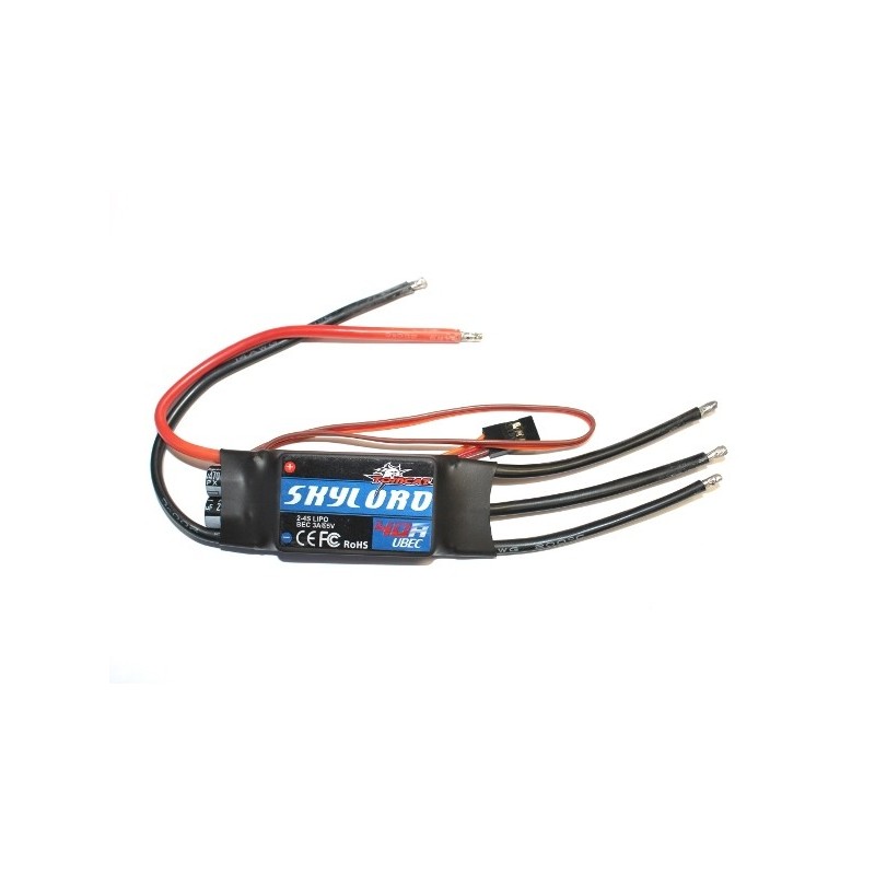 Brushless - Controleur Brushless 2-4S 40A UBEC Skylord Tomcat - FLASH RC