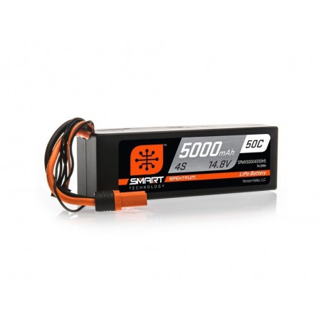 Batterien für RC-Autos und Boote - Smart Lipo 4S 14.8V 5000mAh 50C Spektrum Batterie - FLASH RC