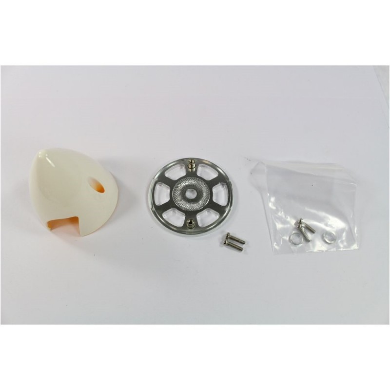 Kunststoffkonen (Festpropeller) - Konen 52mm weiß Benzinmotor - FLASH RC